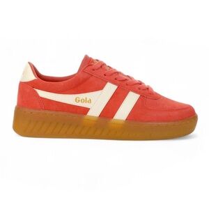 Gola Grandslam Suede Shoes US 8.5 Coral/Off White